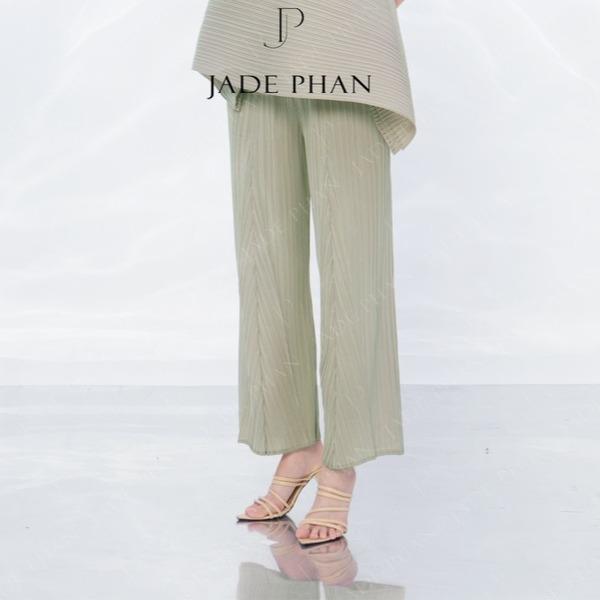 Quần Katle xếp ly nữ ống suông, quần ống rộng nữ dập ly cao cấp chuẩn form tôn dáng sang — ảnh 27