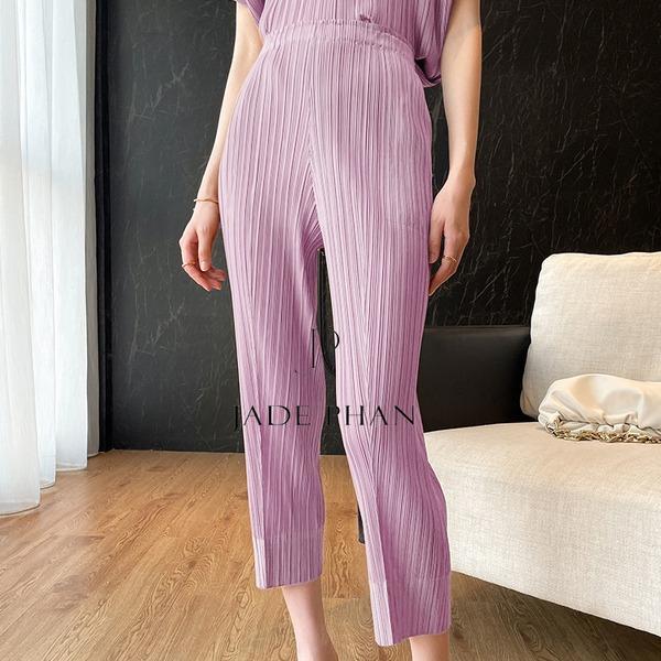 Quần Daisy xếp ly nữ ống suông, quần dập ly nữ cao cấp chuẩn form nhiều màu cá tính — ảnh 13