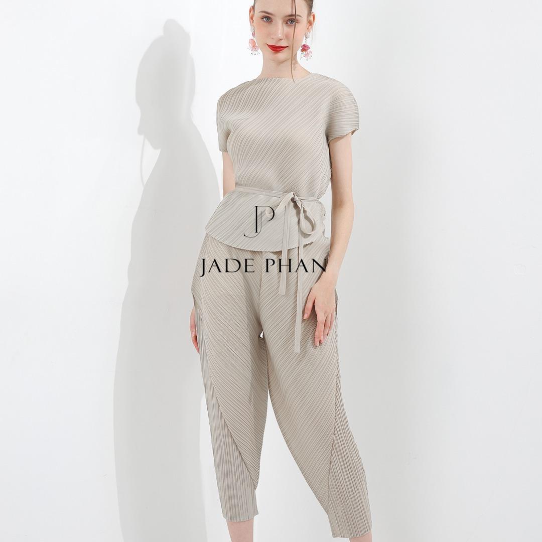 Set quần áo Amy dập ly cao cấp JADEPHAN đi chơi — ảnh 4