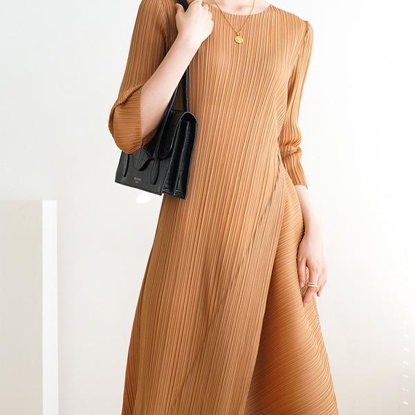 Váy Michela dập ly cao cấp JADEPHAN nhiều màu — ảnh 7