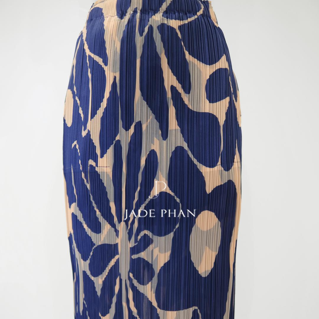 Chân váy Holly xẻ sau [JADEPHAN] in họa tiết — ảnh 9