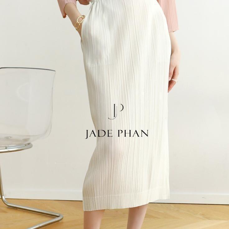 Set gồm áo và chân váy, bộ áo và chân váy xếp ly nữ cao cấp không nhăn nhiều màu Jennie Audora