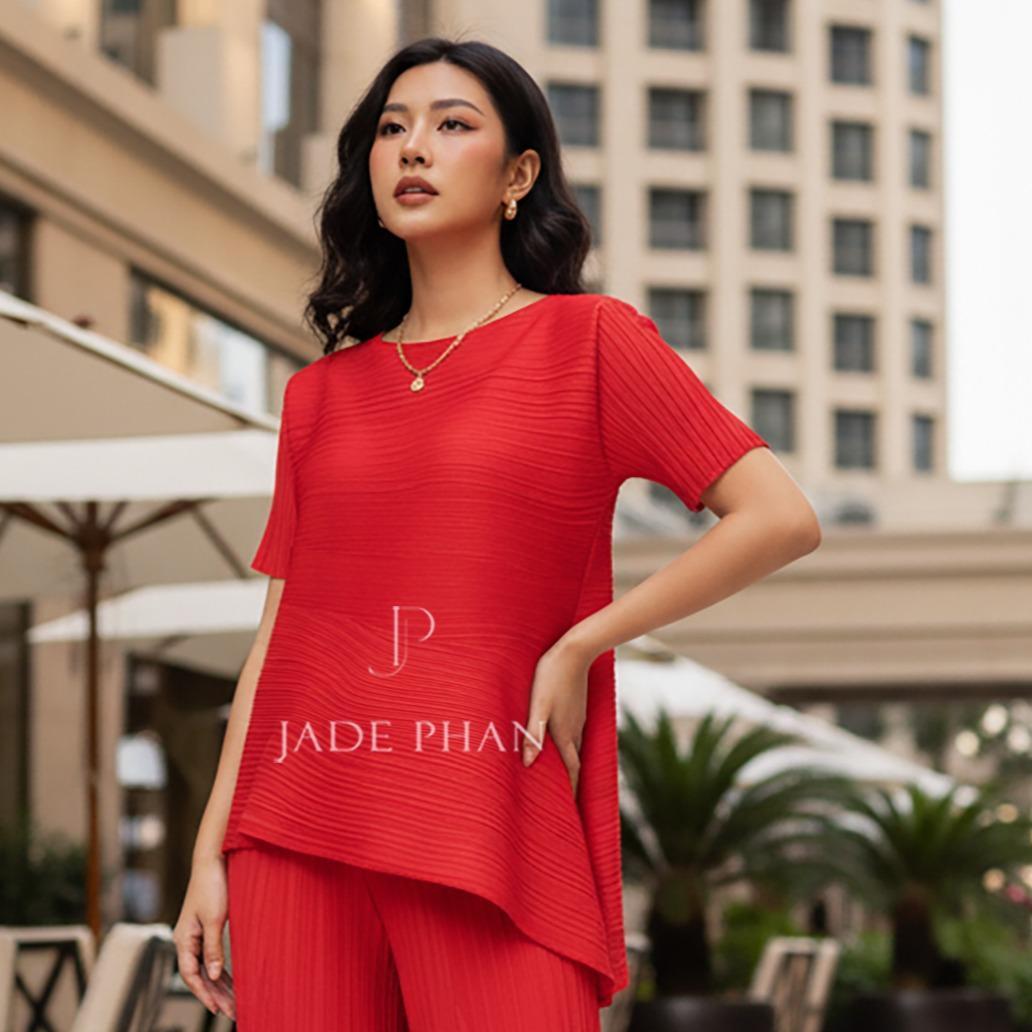 Áo Katle dập ly cao cấp JADEPHAN thanh lịch nhiều màu — ảnh 9