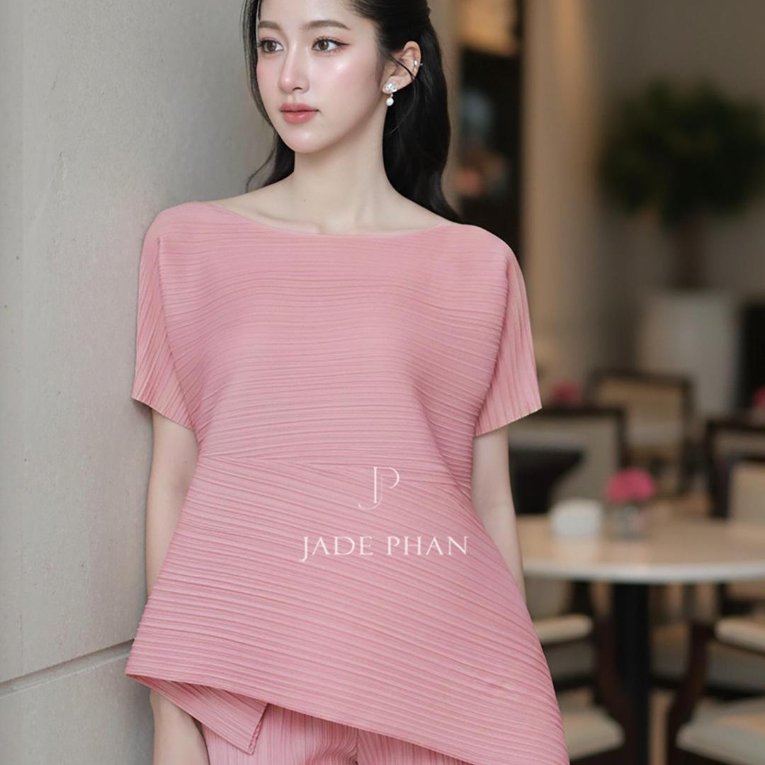 Áo Katle dập ly cao cấp JADEPHAN thanh lịch nhiều màu — ảnh 12