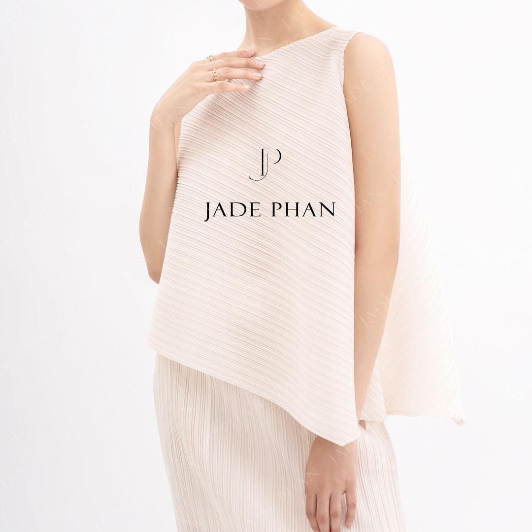 Áo Léa dập ly cao cấp JADEPHAN xếp ly lò xo nhiều màu — ảnh 17