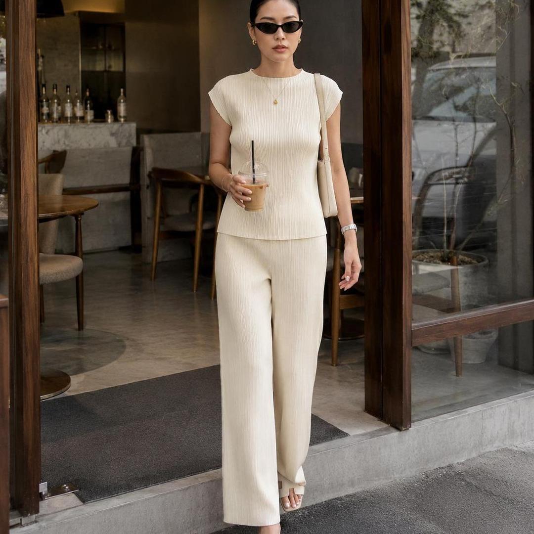 Set áo và quần ống rộng Bella Amour ống — ảnh 5