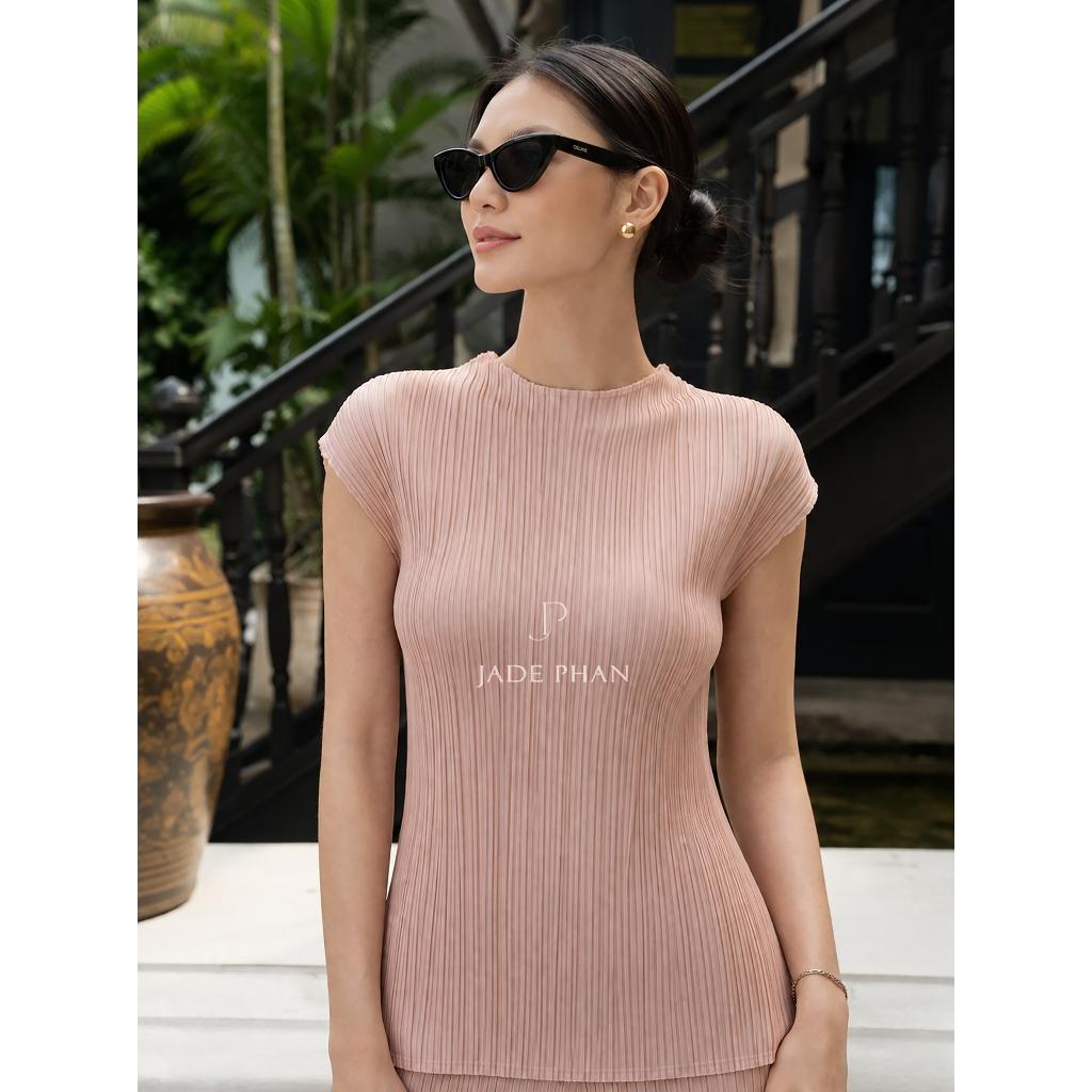 Áo Bella dập ly cao cấp JADEPHAN freesize thanh lịch — ảnh 3
