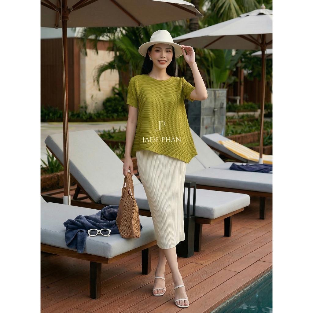 Set áo và chân váy Jennie Holly Mix màu áo chân váy midi — ảnh 14