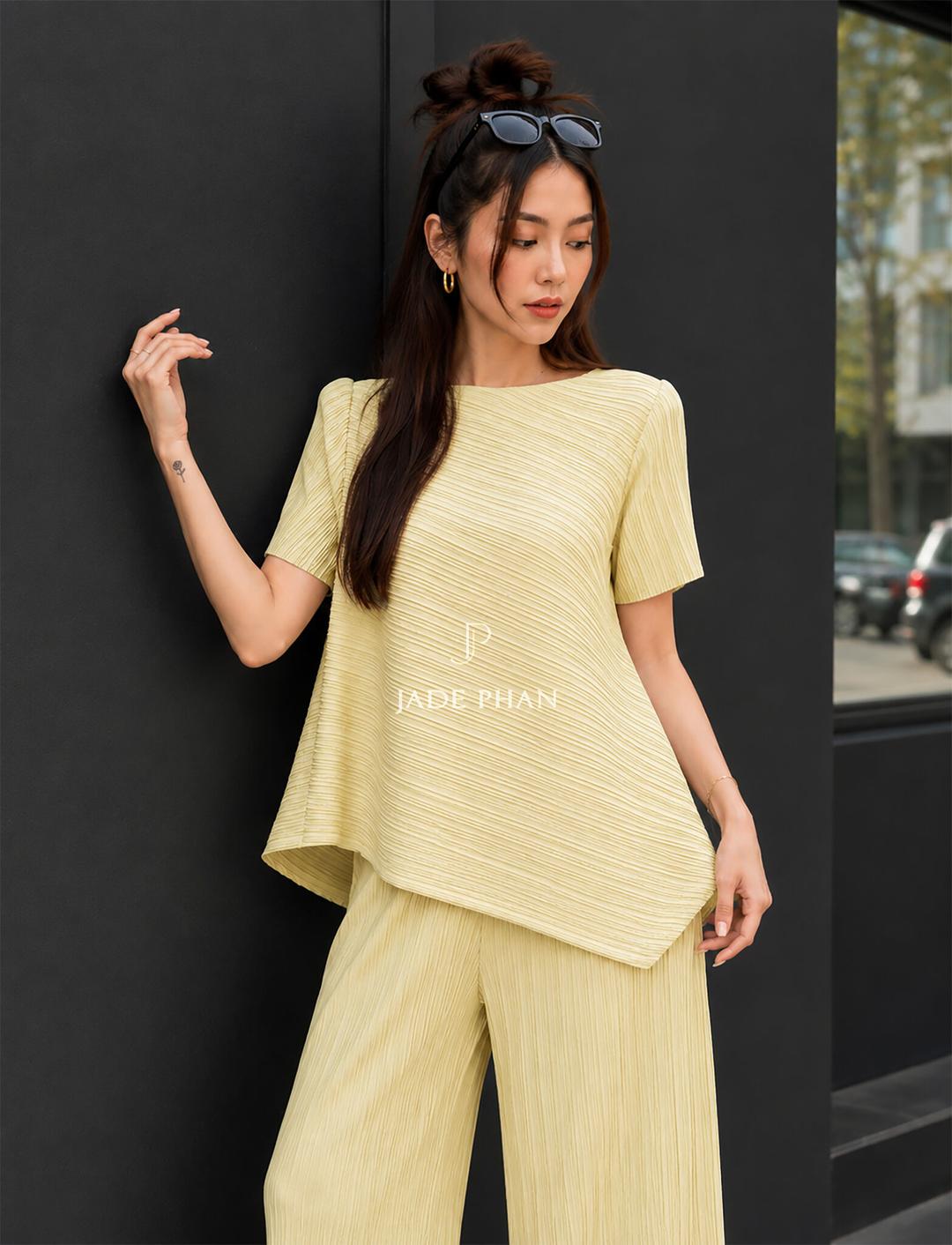 Áo Jennie dập ly cao cấp JADEPHAN freesize nhiều màu