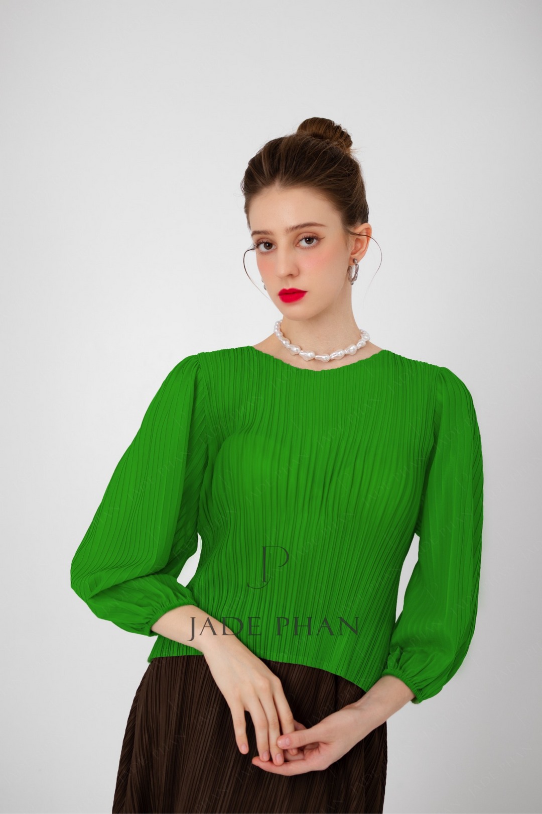 Pensee Pleated Top