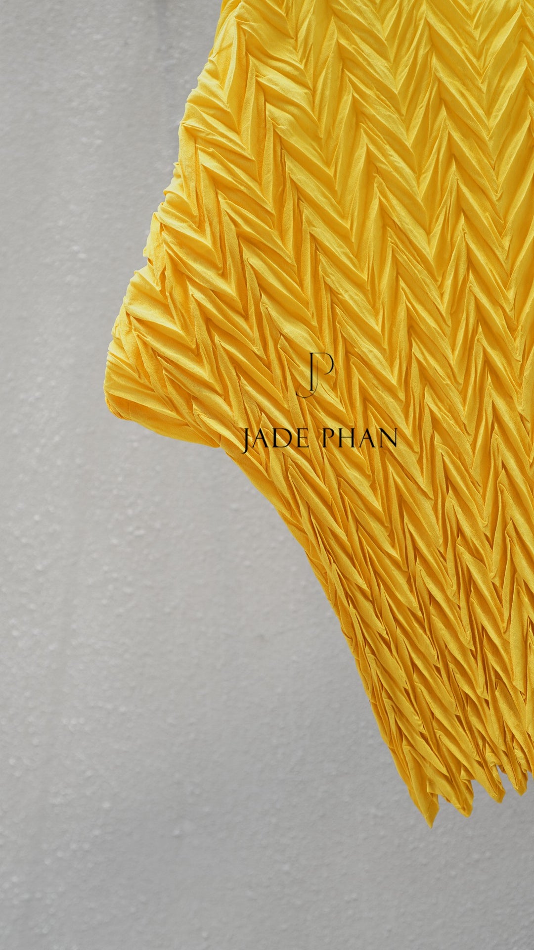 VERA Pleated Top - Yellow