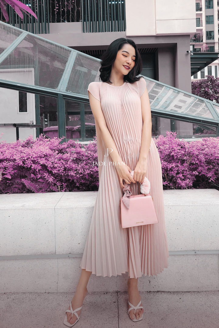 ADENA Pleated Dress