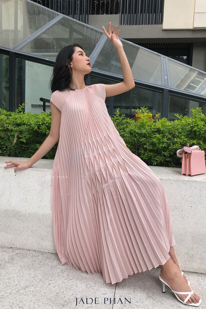 ADENA Pleated Dress