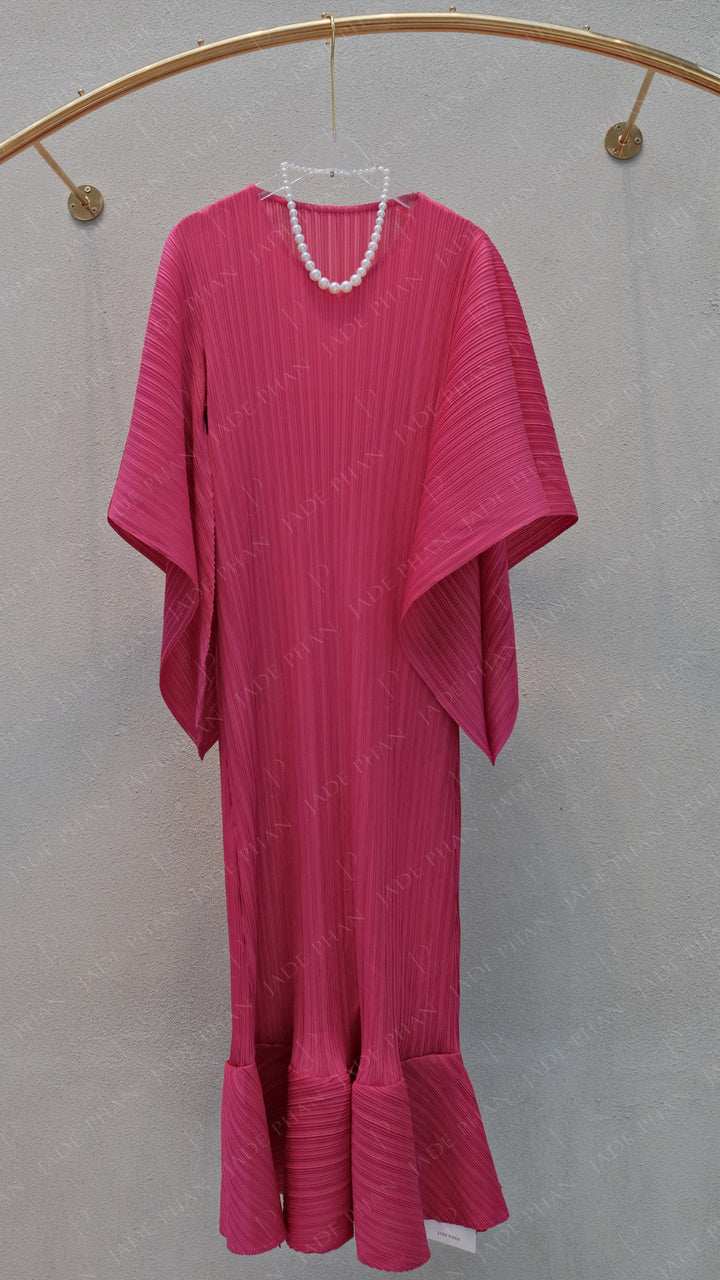 HERA Pleated Dress - Hồng Sen