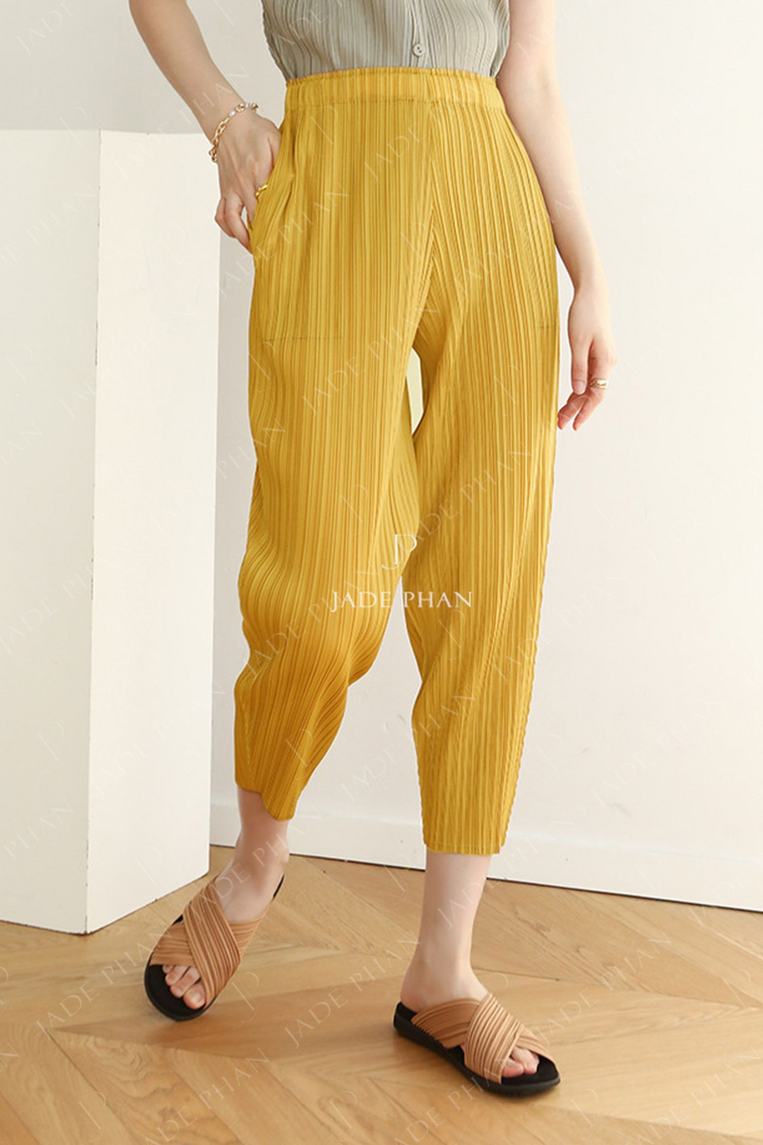 LEILA Pants - Yellow