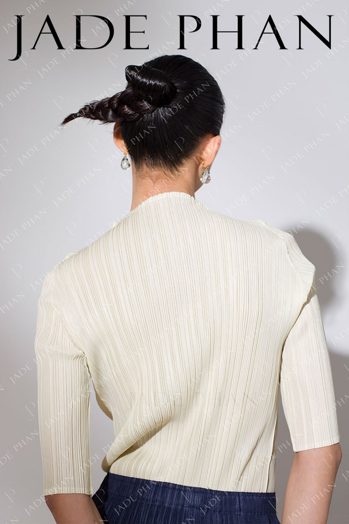 SIENNA Pleated Set - Vermont Cream