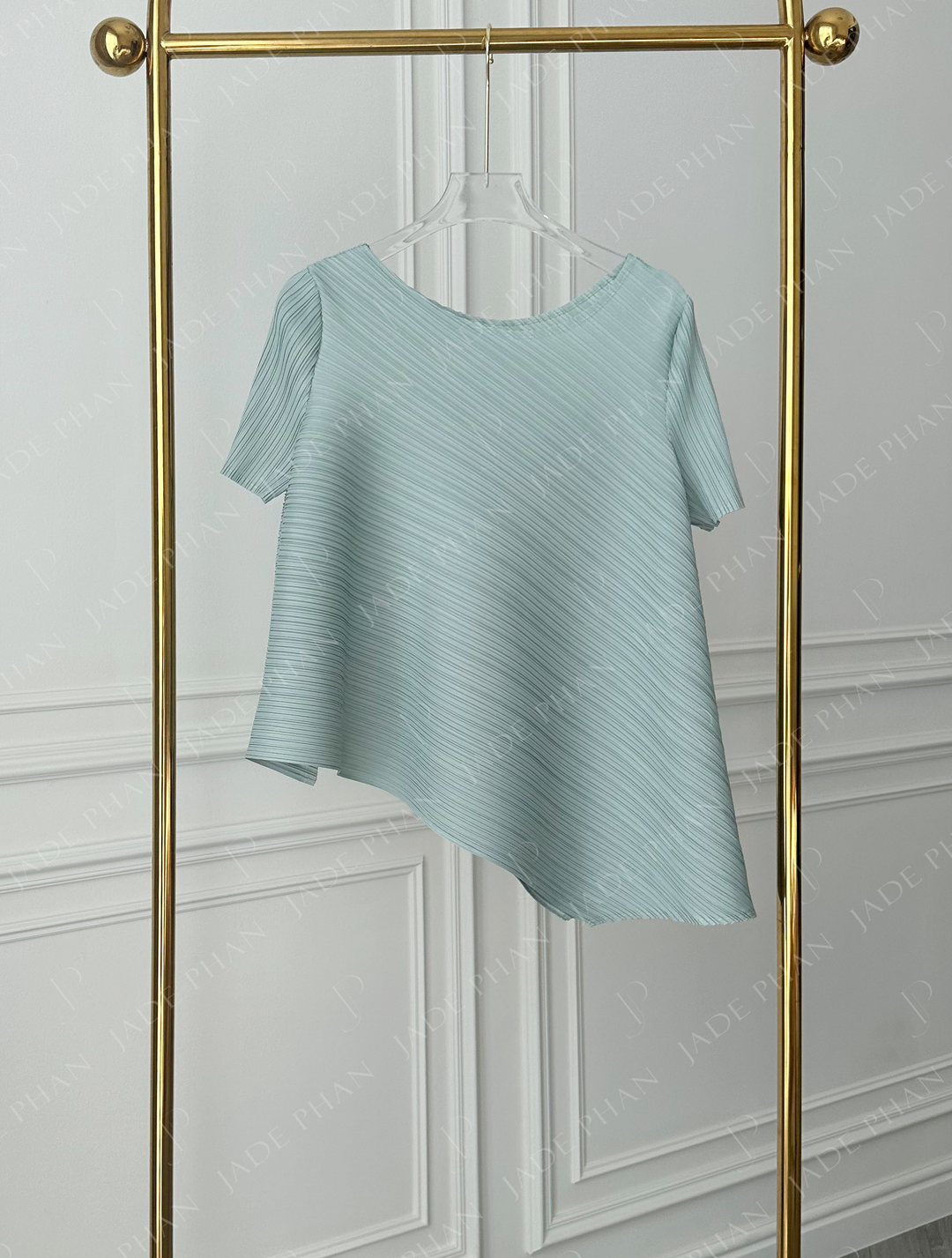 JENNIE Pleated Top -  Mint