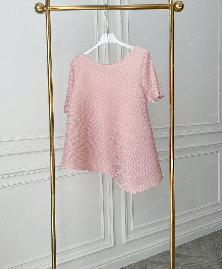 JENNIE Pleated Top - Pink