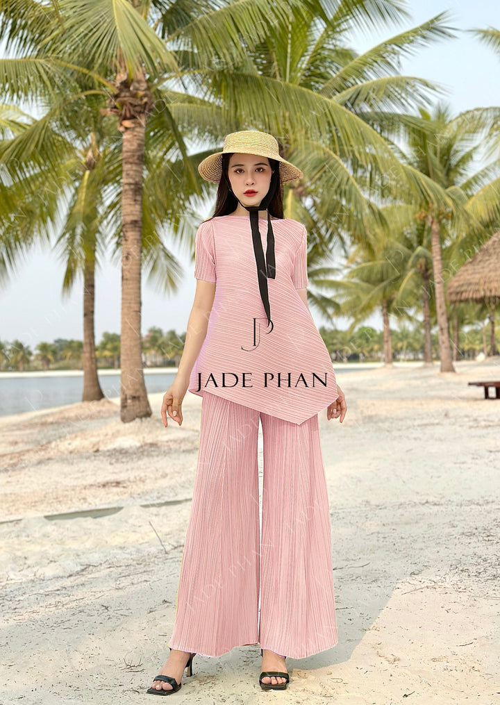 JENNIE Pleated Set - Pink