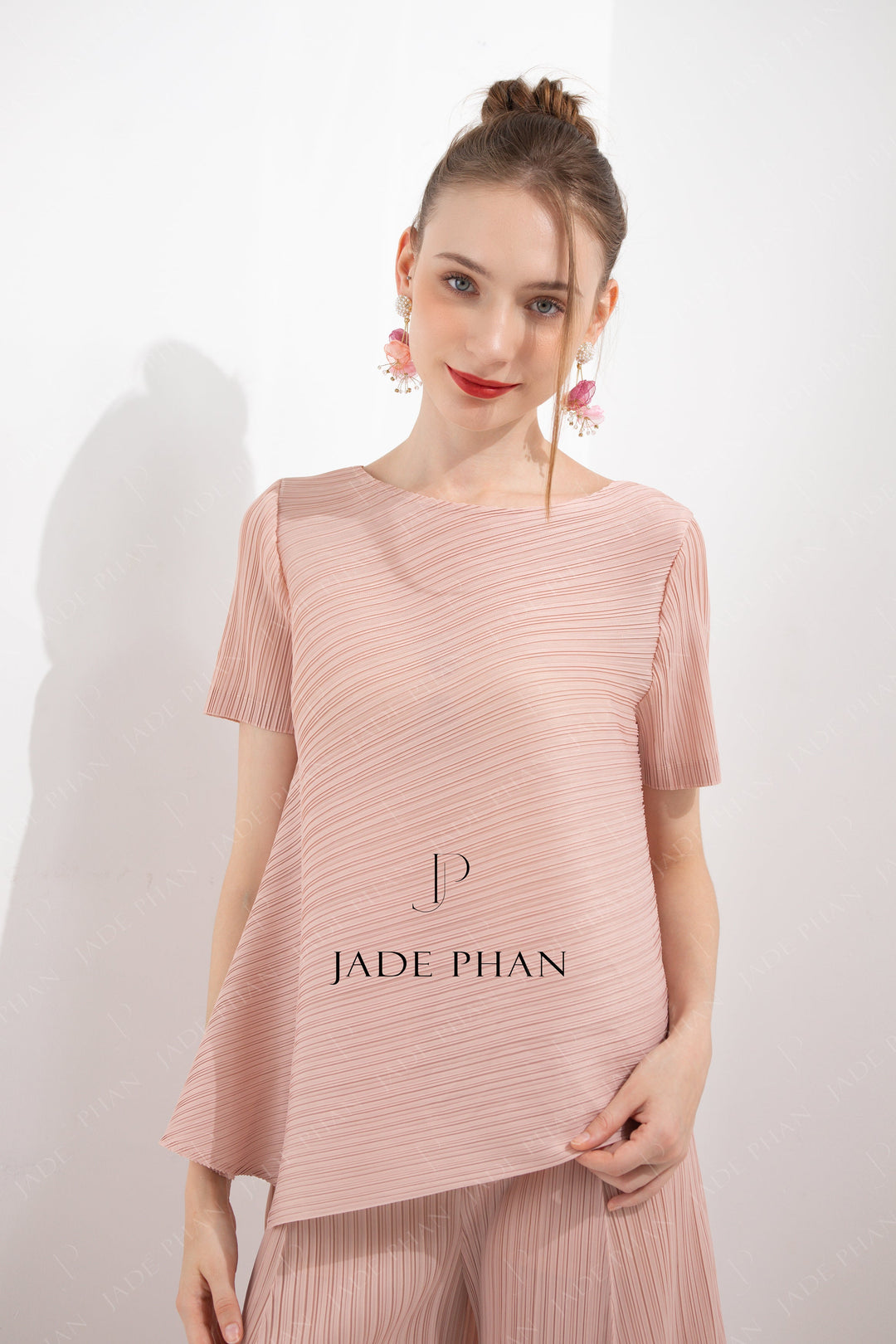 JENNIE Pleated Set - Pink