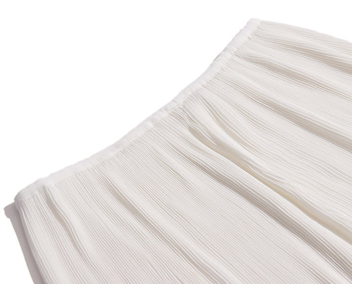 OMI Pleated Pants - White