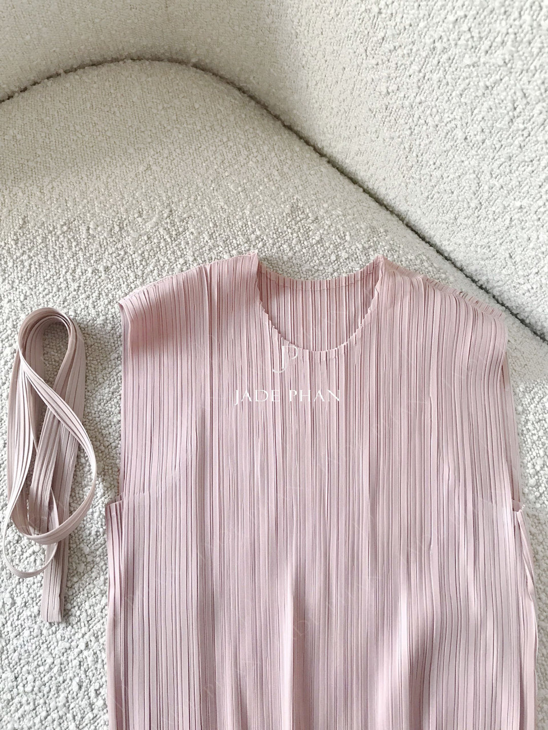 ELEGANCE Pleated Dress - Pink